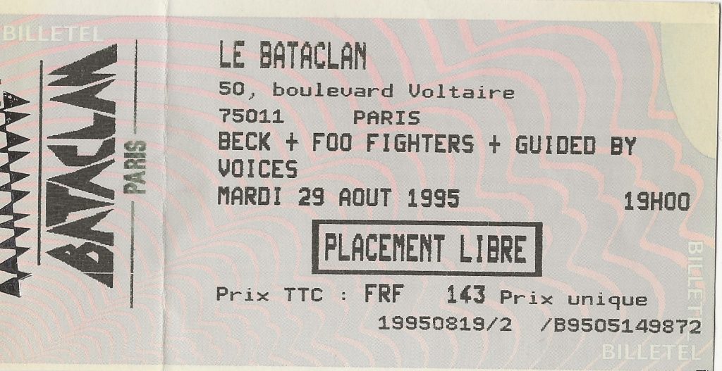 1995 Beck Foo Fighters