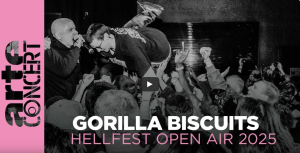 Gorilla Biscuits arte hellfest 2025