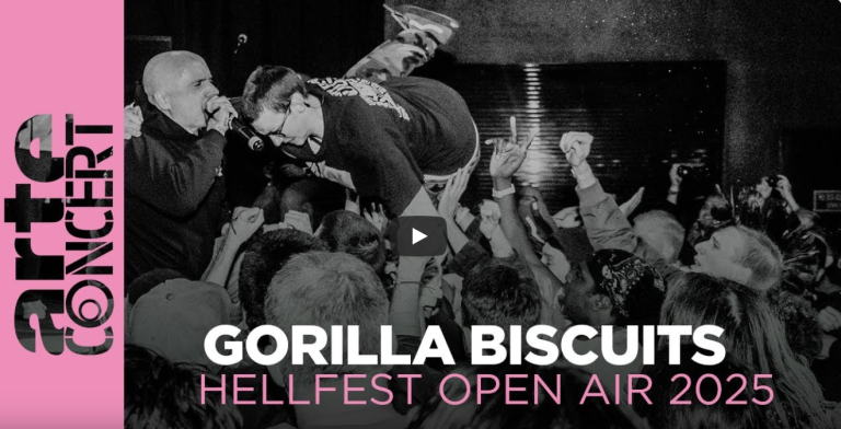 Gorilla Biscuits arte hellfest 2025
