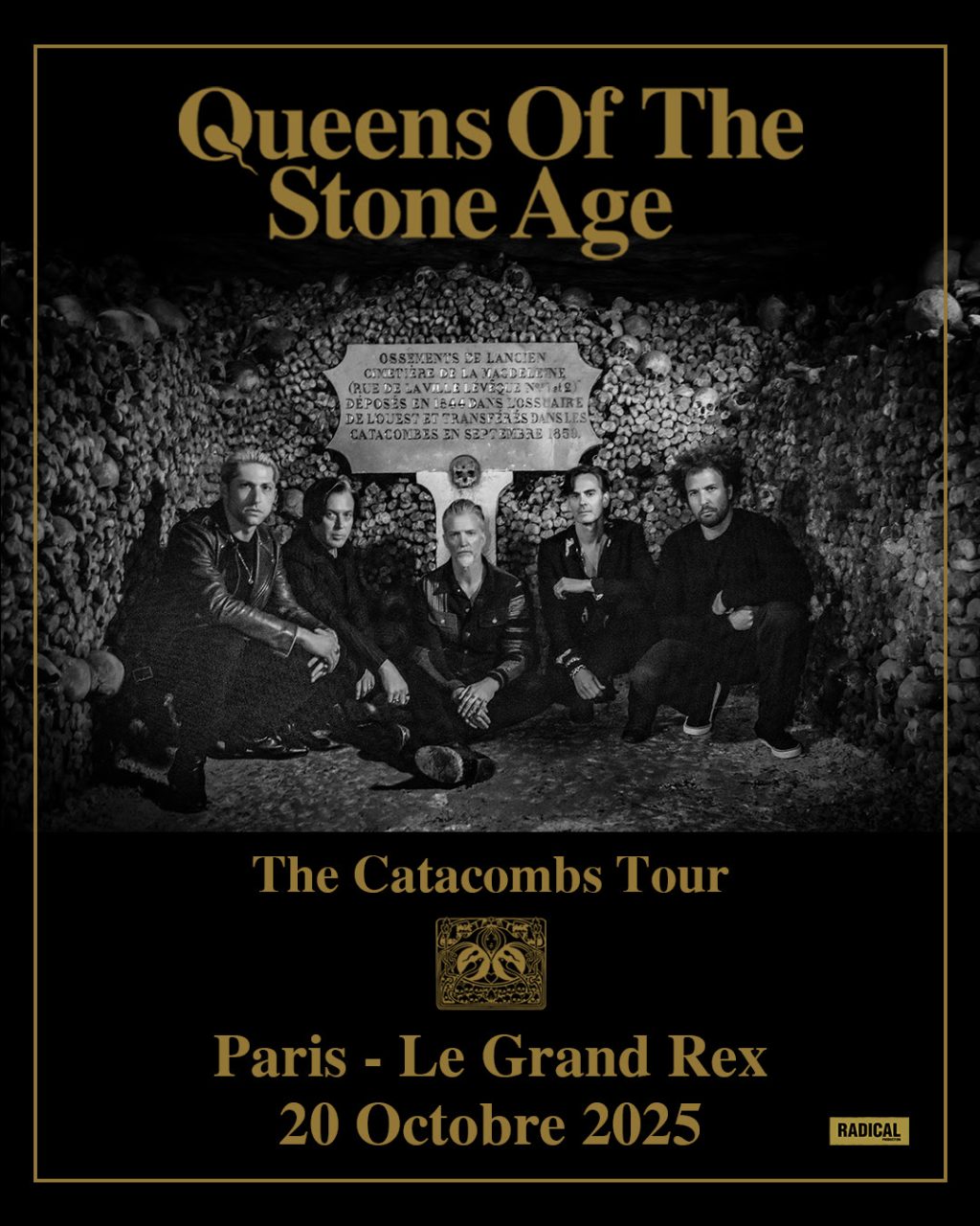 QOTSA Catacombs Tour Paris Grand Rex 20 octobre