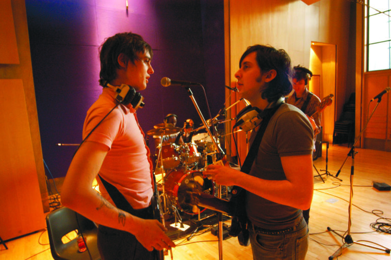 The Libertines en studio, avril 2004